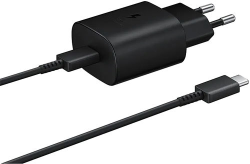 מטען קיר מהיר Samsung Super Fast Travel Charger 25W + כבל USB Type-C