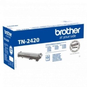 טונר למדפסת מקורי שחור BROTHER TN2420 טונר למדפסת מקורי שחור BROTHER TN2420