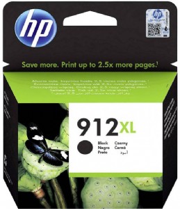 ראש דיו שחור HP 912XL 3JA84AE ראש דיו שחור HP 912XL 3JA84AE